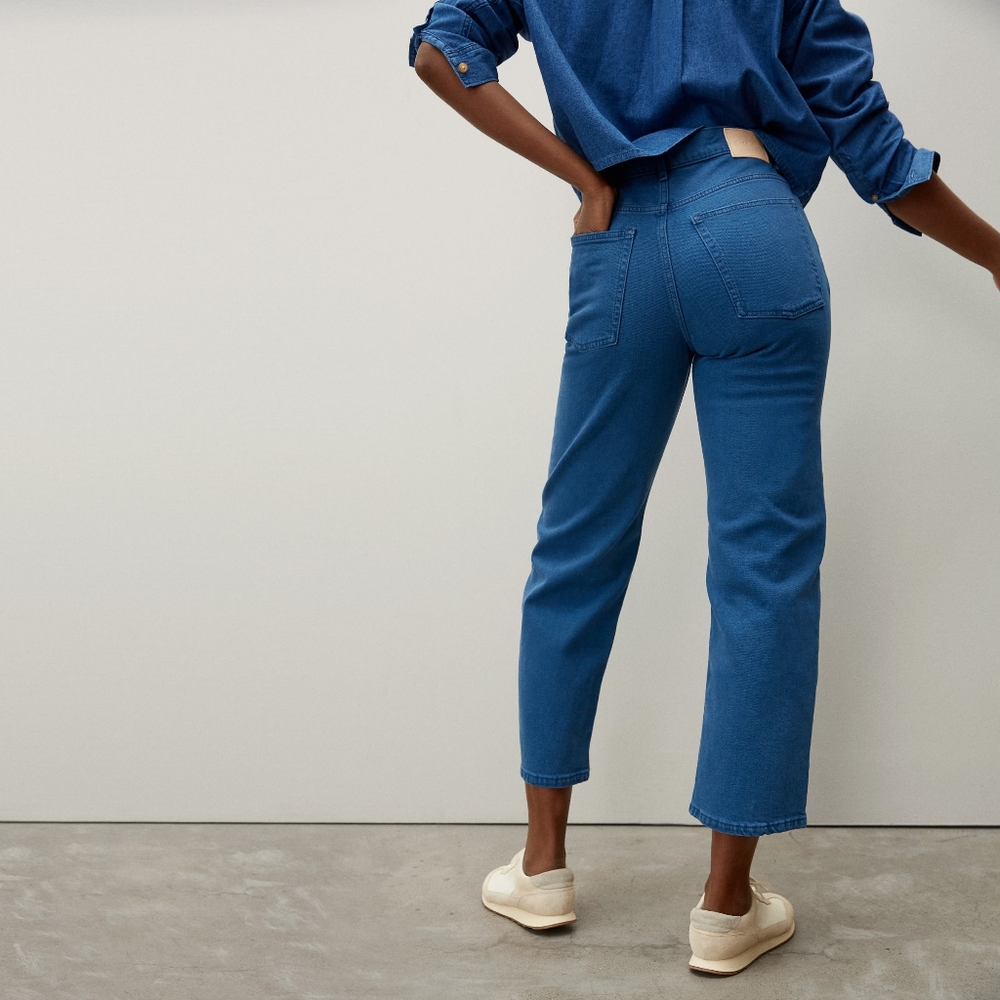 Everlane The Way High Jean retro blue